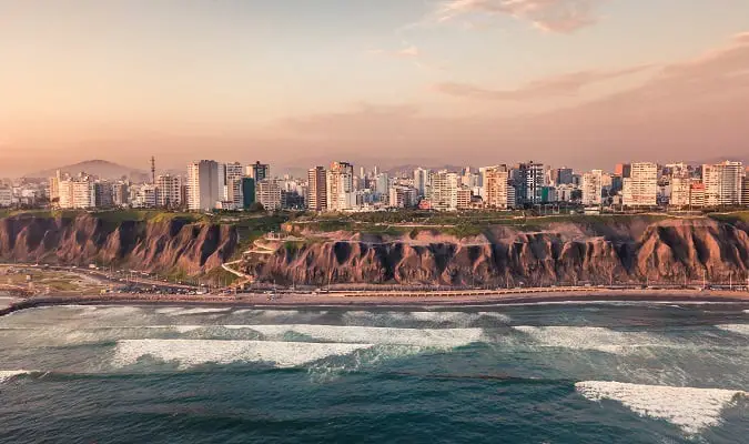 Lima, a capital do Peru, é uma das cidades mais populosas da América Latina